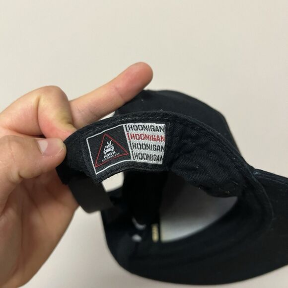 HOONIGAN Snapback Hat Men's Super Charged Black Adjustable Cap - Picture 7 of 7